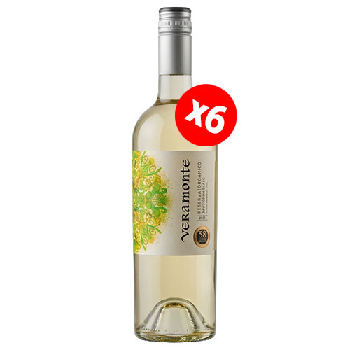 Caja de 6 Botellas de Veramonte Reserva Orgánico Sauvignon Blanc ($3.990 c/u) Caja de 6 Botellas de Veramonte Reserva Orgánico Sauvignon Blanc ($3.990 c/u)