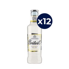 Caja de 12 unidades Agua Tónica Britvic LOW Calories, 200cc ($990 c/u) Caja de 12 unidades Agua Tónica Britvic LOW Calories, 200cc ($990 c/u)