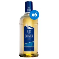 Caja de 6 unidades Pisco Alto del Carmen 40° Reservado Azul, 750cc ($5.990 c/u)