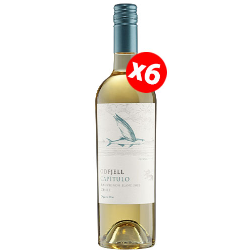 Caja de 6 botellas de Odfjell Capítulo Sauvignon Blanc ($4.990 c/u) Caja de 6 botellas de Odfjell Capítulo Sauvignon Blanc ($4.990 c/u)