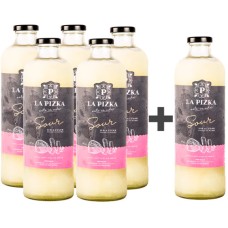 Caja de 6 unidades Sour Premium La Pizka 1.000cc SIN AZUCAR (PAGUE 5 LLEVE 6)