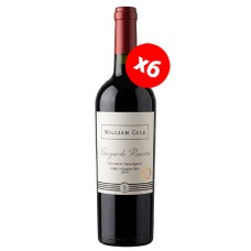 Caja de 6 Unidades Vino William Cole Vineyards Reserve Cabernet Sauvignon ($3.990 c/u) Caja de 6 Unidades Vino William Cole Vineyards Reserve Cabernet Sauvignon ($3.990 c/u)