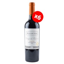 Caja de 6 Unidades Vino William Cole Vineyards Reserve Carmenere ($3.990 c/u) Caja de 6 Unidades Vino William Cole Vineyards Reserve Carmenere ($3.990 c/u)