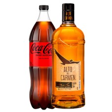 Pack Pisco Alto Del Carmen Roble Del Sur 35° 1.000 cc + Coca-Cola Zero 1.5lt Pack Pisco Alto Del Carmen Roble Del Sur 35° 1.000 cc + Coca-Cola Zero 1.5lt