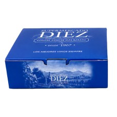 Caja de Regalo para 3 Botellas Supermercado Diez