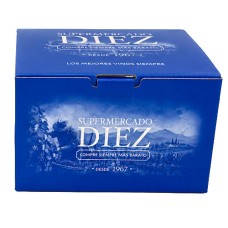 Caja de Regalo para 6 Botellas Supermercado Diez