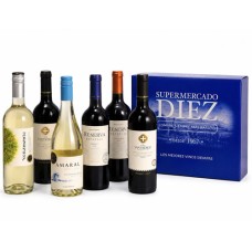 Mix de 6 vinos + caja regalo Diez