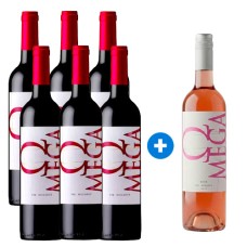 Pack 6 Vinos Omega Carmenere Vik + Omega Rosé de regalo