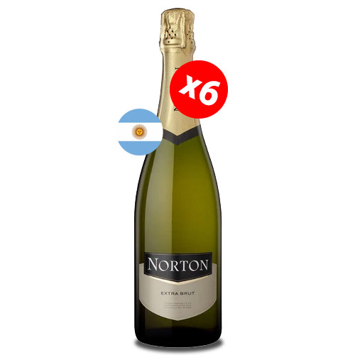 Caja de 6 Espumante Norton Extra Brut ( $4.990 c/u) Semanal Caja de 6 Espumante Norton Extra Brut ( $4.990 c/u) Semanal