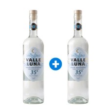 Pack de Pisco Artesanal ValleLuna, doble destilado 35° (Lleva 2 x $9.990)