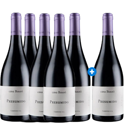 Caja de 6 Presumido Carmenere, Casa Bauzá (PAGUE 5, LLEVE 6) Caja de 6 Presumido Carmenere, Casa Bauzá (PAGUE 5, LLEVE 6)