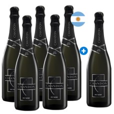 Caja de 6 Espumante Chandon Brut Nature 750cc 5*6 (PAGUE 5, LLEVE 6) Semanal Caja de 6 Espumante Chandon Brut Nature 750cc 5*6 (PAGUE 5, LLEVE 6) Semanal