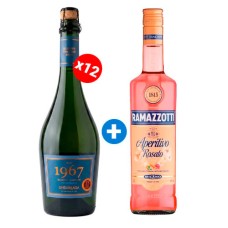 Pack de 12 Espumante Undurraga 1967, Reserva Familiar Brut Método Charmat + Ramazzotti de regalo Pack de 12 Espumante Undurraga 1967, Reserva Familiar Brut Método Charmat + Ramazzotti de regalo