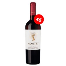 Caja de 6 Montes Reserva Cabernet Sauvignon ($5.990 c/u)