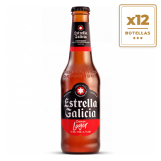 Pack de 12 Botellas de Estrella Galicia Premium Lager 330cc ($660 c/u)