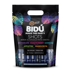 Bidú Shots de Vodka Make The Party Pack 5 Sabores Sin Azúcar 15° 600 ml