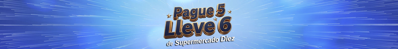 Pague 5 y Lleve 6