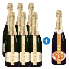 Pack 6 Chandon Brut + 1 Chandon Garden de REGALO | Champagne Argentino Pack 6 Chandon Brut + 1 Chandon Garden de REGALO | Champagne Argentino