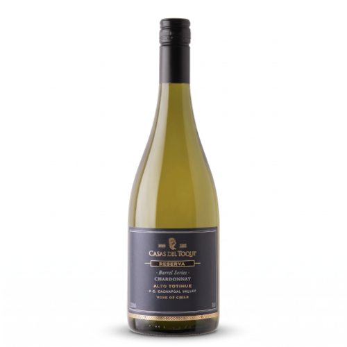 Vino Blanco Chardonnay Casas del Toqui Reserva Barrel Series 750 ml