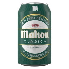 Caja de 24 unidades Cerveza MAHOU LATA CLASICA  330cc ($458 c/u)