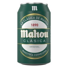 Caja de 24 unidades Cerveza MAHOU LATA CLASICA  330cc ($458 c/u) 