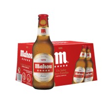 Caja de 24 unidades Cerveza Mahou 250cc ($541 c/u) Semanal