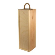 Caja de madera para 1 botella Caja de madera para 1 botella