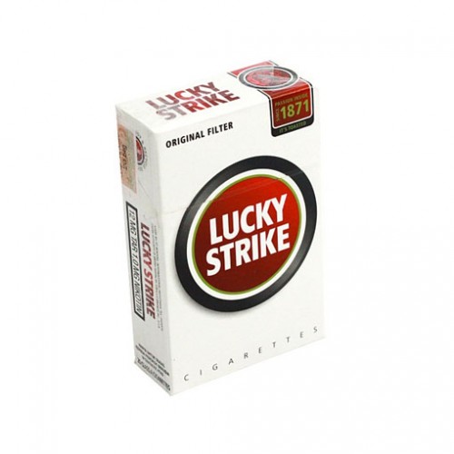 cartòn de 10 unidades lucky strike red box 20 unid